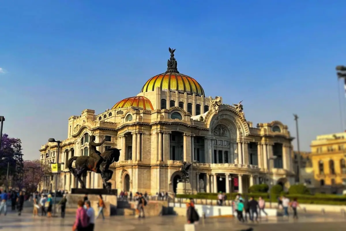 Vista del Palacio de Bellas Artes